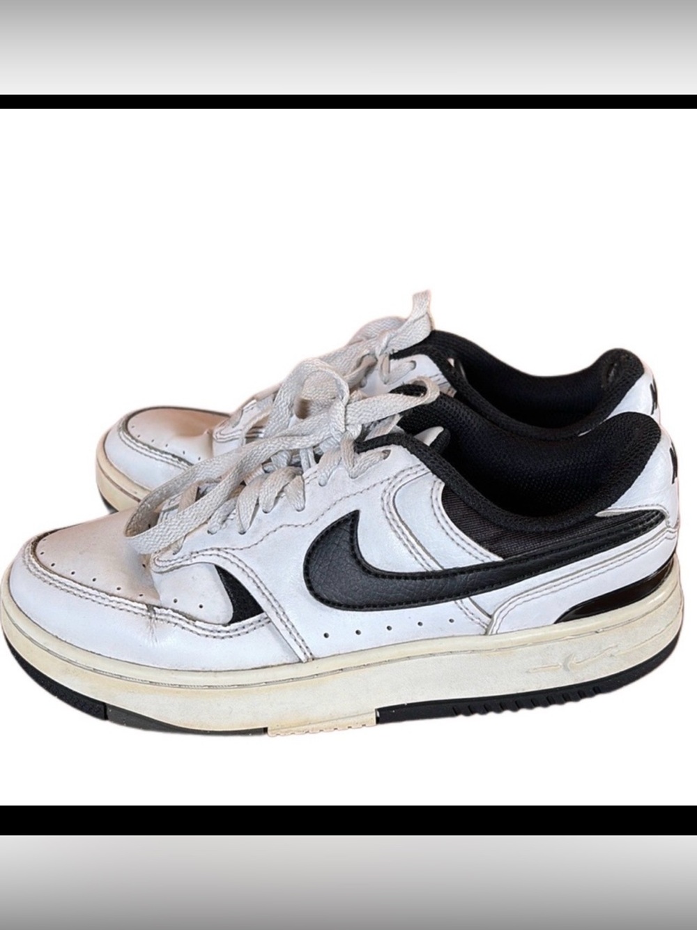 Nike Gamma force black and white — womens sz 6.5